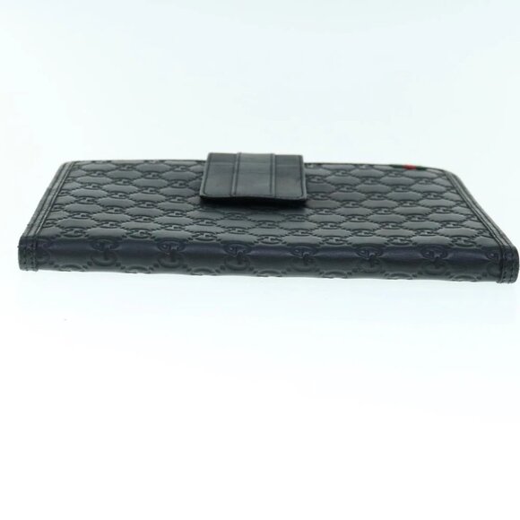 GUCCI GG Canvas Guccissima Web Sherry Line iPad Case Black Red 283782 Auth 64323 - Picture 12 of 16